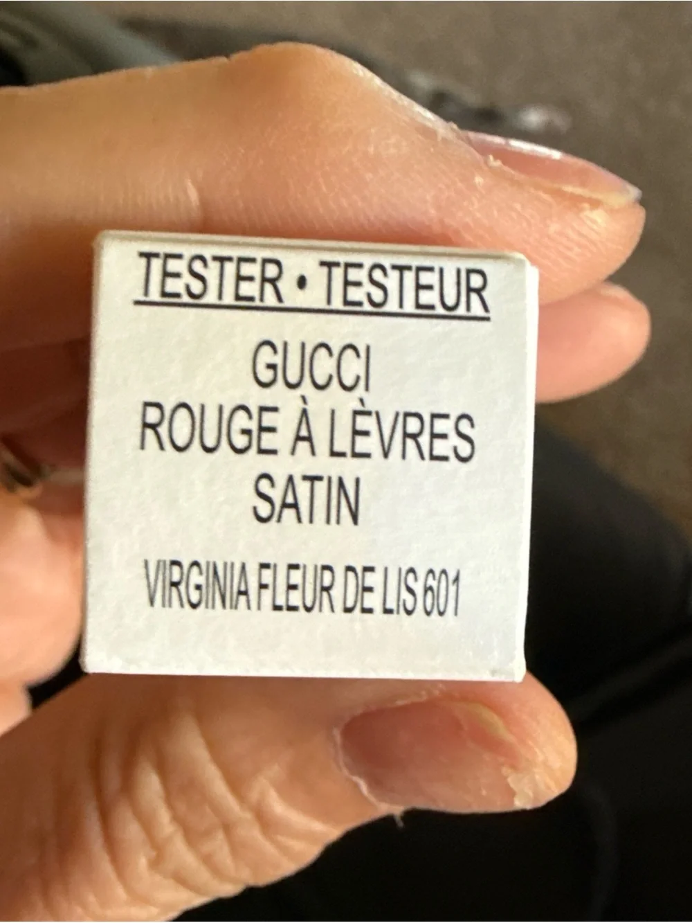 Gucci Satin Lip Colour (Virginia Fleur De Lis 601) - Tester